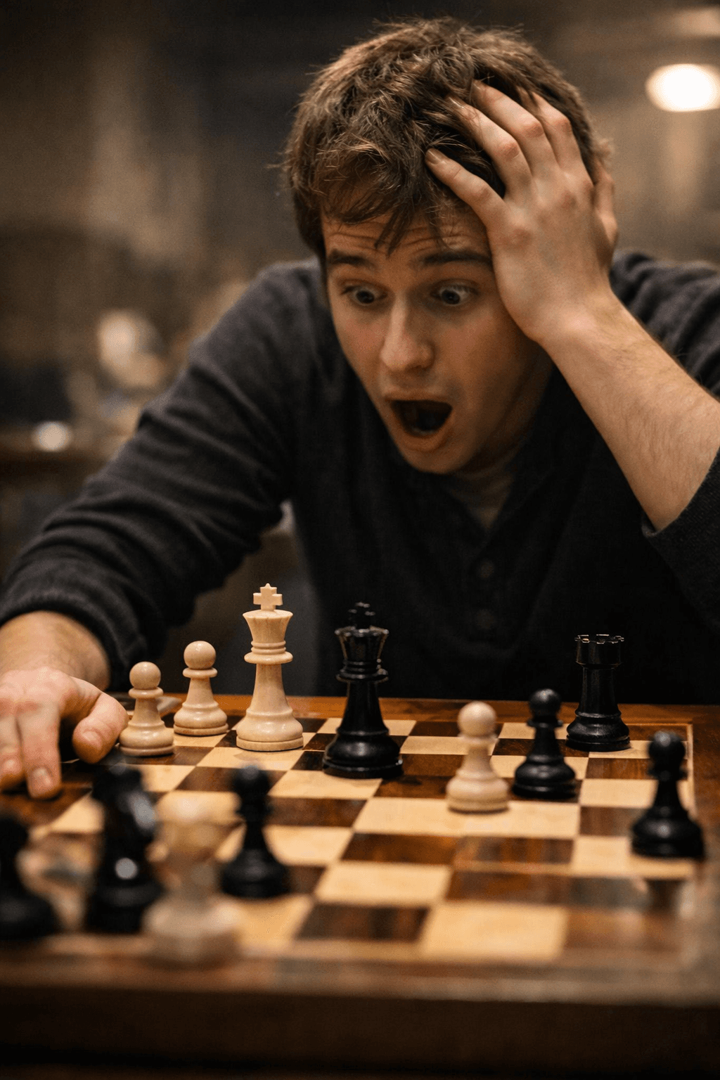 Why Do Chess Players Blunder?